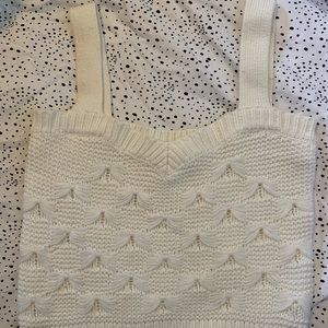 Verge girl- red berry knit top